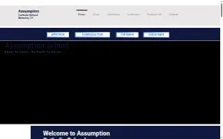Assumption School website