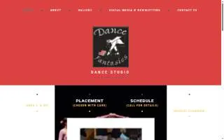 Dance Fantasies website