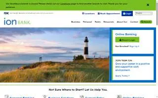Ion Bank of Ansonia website