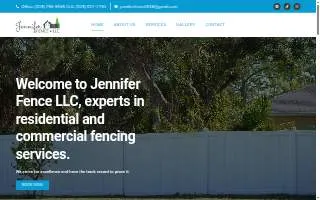 Jennifer Fence LLC of Ansonia website