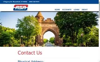 ASA Federal Credit Union website