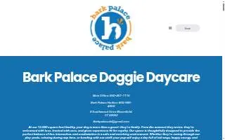 Bark Palace Dog Day Care Kennel of Bloomfield website