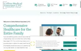 Collins Medical Associates Pediatrics - Bloomfield website
