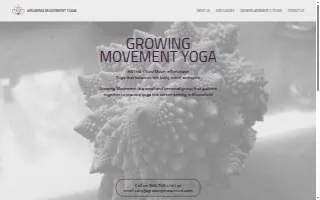 Growing Movement Yoga website
