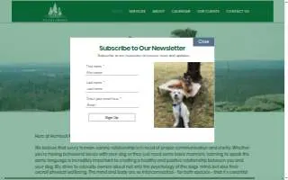 Hemlock K9 Training of Bloomfield website