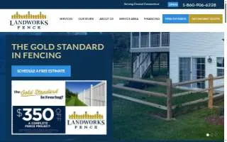 Landworks Fence LLC of Bloomfield website