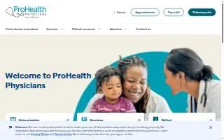 ProHealth Physicians Hearing & Balance, Bloomfield website