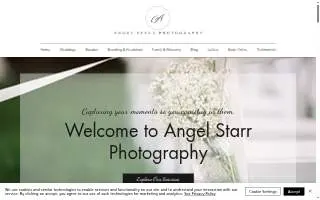 Angel Starr Photography website
