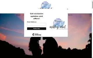 Ashley Abel Photography website