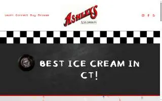 Ashley's Ice Cream of Branford website