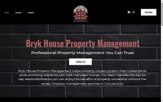 Bryk House Property Management website