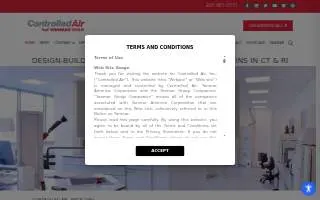 Controlled Air, Inc. website