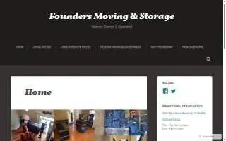 Founders Moving & Storage website