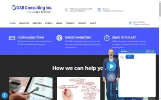 OAB Consulting website