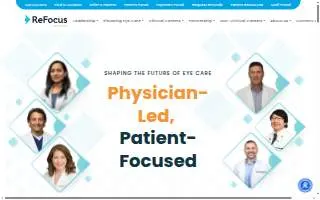 ReFocus Eye Health of Branford website