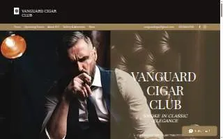 Vanguard Cigar Club website