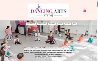 Dancing Arts Studio website