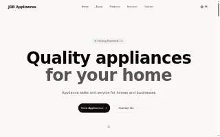JDB Appliances LLC website
