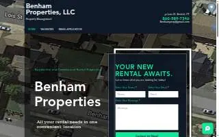 Benham Properties website