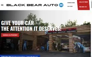 Black Bear Auto website