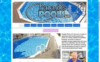 Paradis Pools LLC of Bristol website