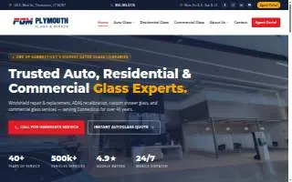 Plymouth Glass & Mirror, Inc. of Bristol website