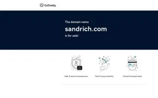 SandRich Fitness & Nutrition website