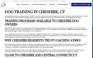 Coaching 4 paws of Cheshire