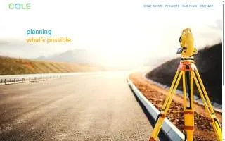 Cole Civil + Survey of Cheshire website
