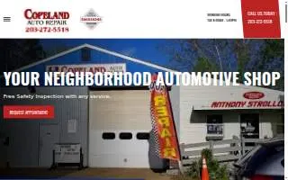 Copeland Auto Repair website