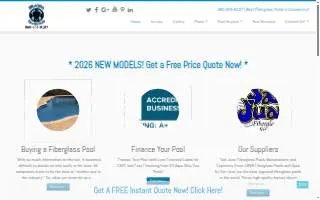 EZ Aqua Pool & Patio LLC website