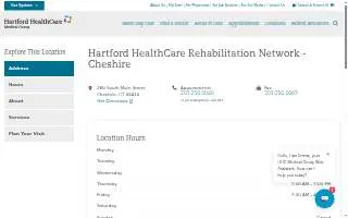 Hartford HealthCare Rehabilitation Network website