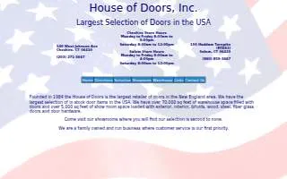 House of Doors, Inc. website