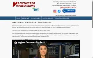 Manchester Transmissions Inc of Cheshire website