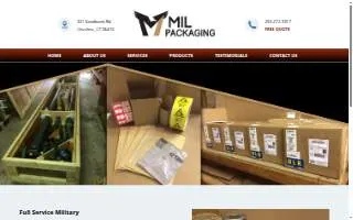 Mil Packaging Co website