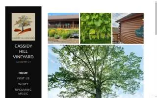 Cassidy Hill Vineyard of Clinton website