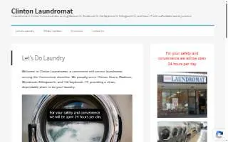 Clinton Laundromat website
