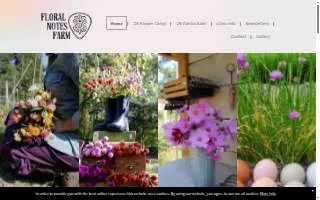 Floral Notes Farm website