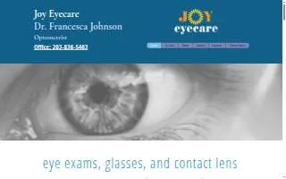 Joy Eyecare LLC website