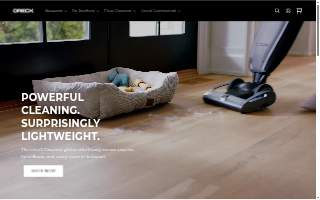 Oreck website