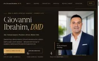 Dr. Giovanni Ibrahim, Oral Maxillofacial Surgeon of Danbury website