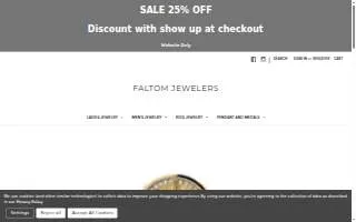 Faltom Jewelers of Danbury website