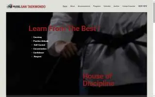 San Taekwondo website