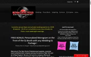 Spin Doctor Entertainment of Danbury website