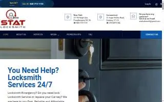STAT Locksmith of Danbury website
