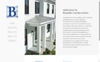 Braydan Construction website