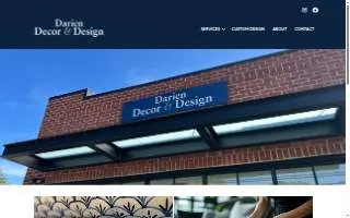 Darien Decor & Design website