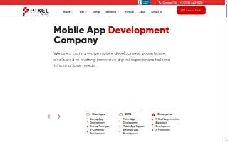 Pixel Glume website