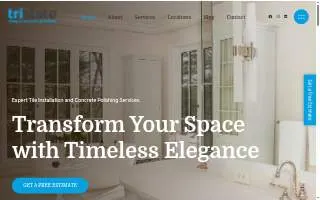 Tri State Tiling and Concrete Polishing website