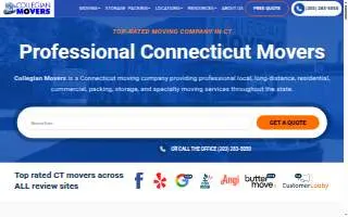 Collegian Movers Inc of Derby website